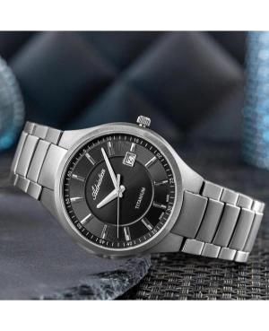 Mężczyźni Classic Analog klasyczny Szwajcar kwarcowy Zegarek ADRIATICA Czarny Wybierz 40mm A8329.4114Q image 2