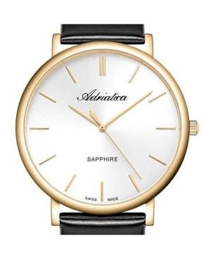 Mężczyźni Classic Analog klasyczny Szwajcar kwarcowy Zegarek ADRIATICA Srebrna Wybierz 40mm A8338.1213Q image 5