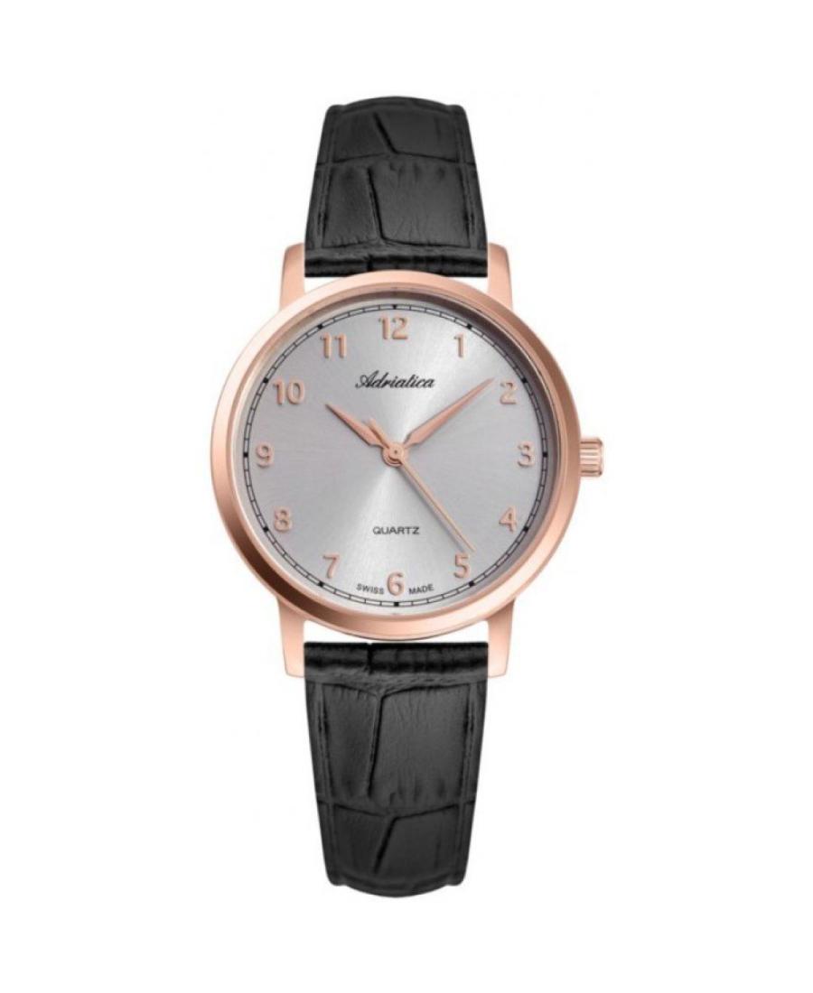 Moteriškas Classic Analog Klasikinis Swiss Kvarcinis Watch ADRIATICA Sidabras Dial 33mm A3187.9227Q
