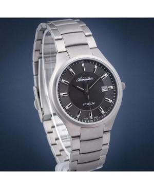 Men Classic Analog Klasické Swiss Quartz Watch ADRIATICA Silver color Dial 40mm A8329.4116Q image 7