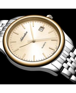 Men Classic Analog Klasické Swiss Quartz Watch ADRIATICA Golden Dial 40mm A1024.2111Q image 17