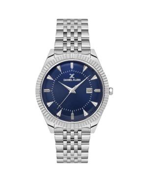 Mężczyźni analogowe Zegarek DANIEL KLEIN DK.1.14139-3 Niebieska Wybierz 41mm