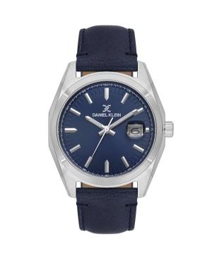 Men Analog Watch DANIEL KLEIN DK.1.14138-2 Blue Dial 42mm