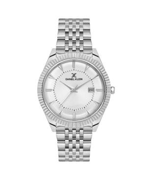 Mężczyźni analogowe Zegarek DANIEL KLEIN DK.1.14139-1 Srebrna Wybierz 41mm