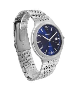 Men Classic Analog Klasické Swiss Quartz Watch ADRIATICA Modrá Dial 42mm A8296.5155Q image 9