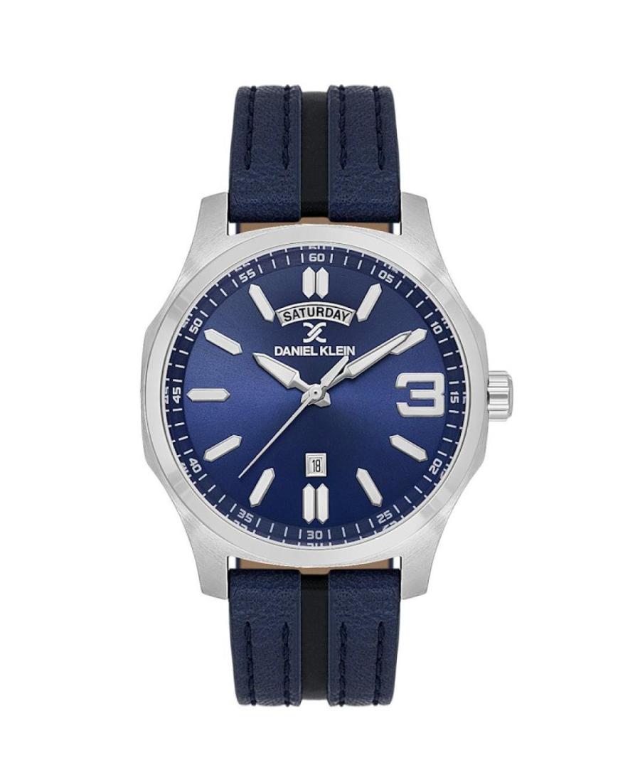 Men Analog Watch DANIEL KLEIN DK.1.14141-2 Blue Dial 43mm