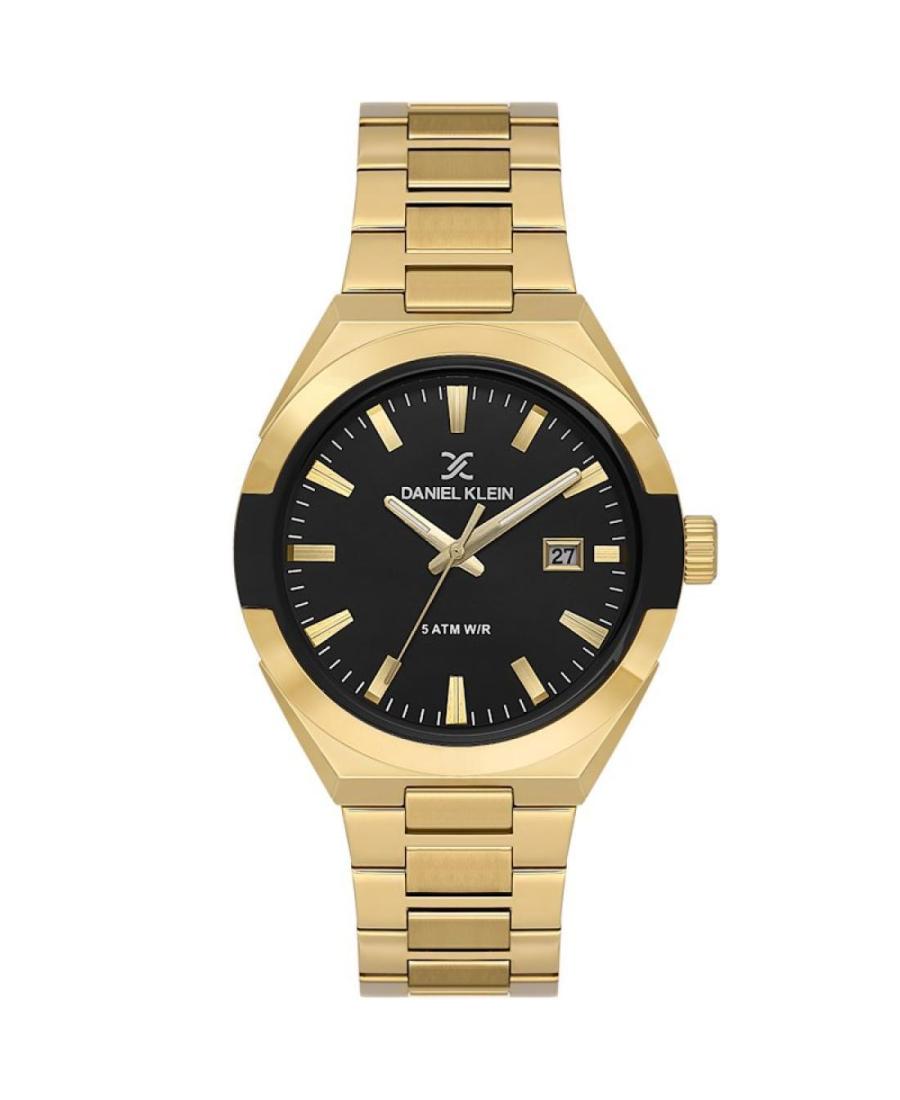 Men Analog Watch DANIEL KLEIN DK.1.14145-4 Černá Dial 42mm