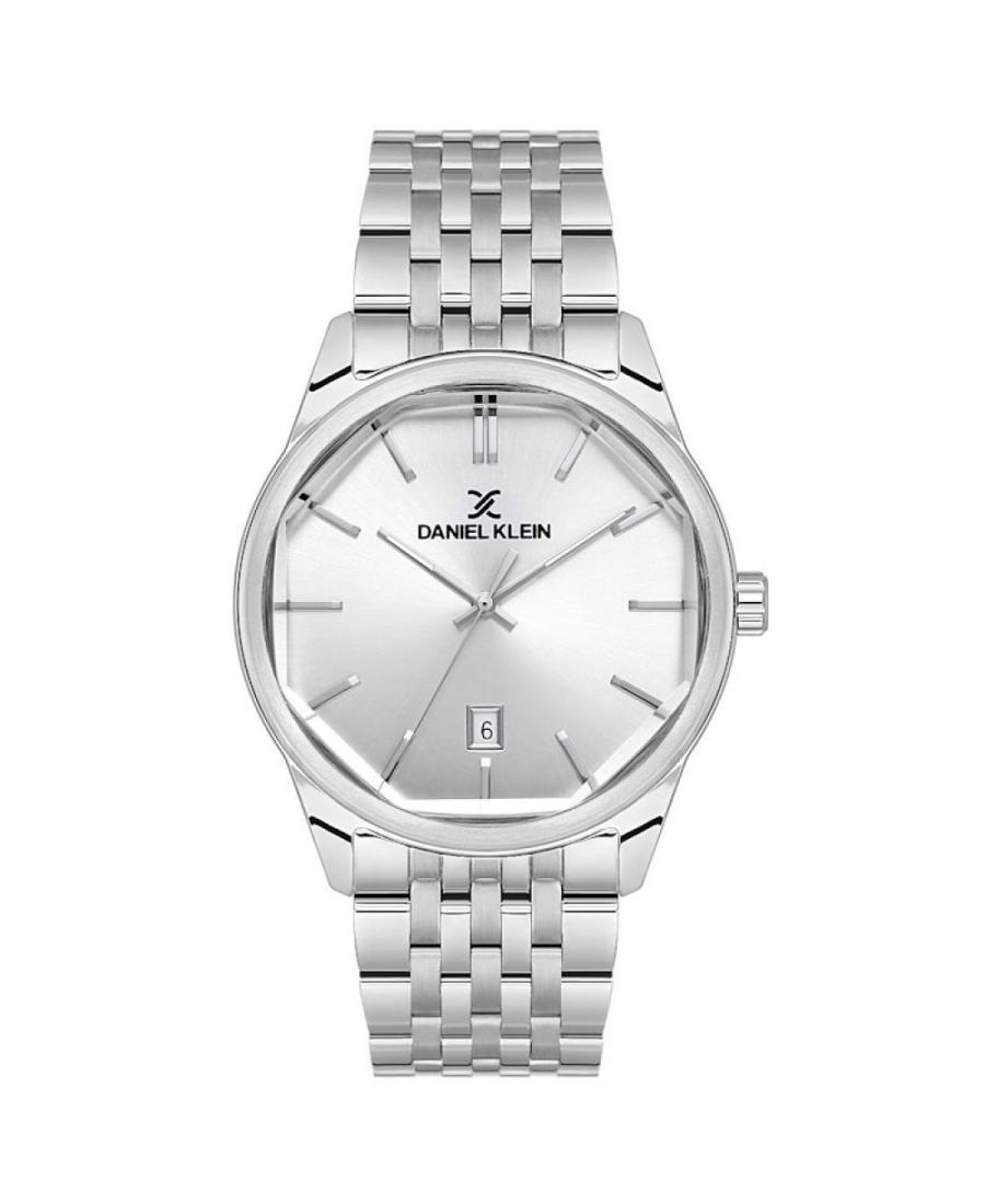 Men Analog Watch DANIEL KLEIN DK.1.14144-1 Silver Dial 45mm