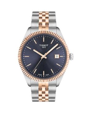 Men Classic Swiss Quartz Analog Watch TISSOT T156.410.22.041.00 Blue Dial 40mm