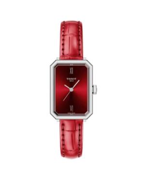 Kobiety klasyczny Szwajcar kwarcowy analogowe Zegarek TISSOT T160.110.16.423.00 Czerwony Wybierz 22mm