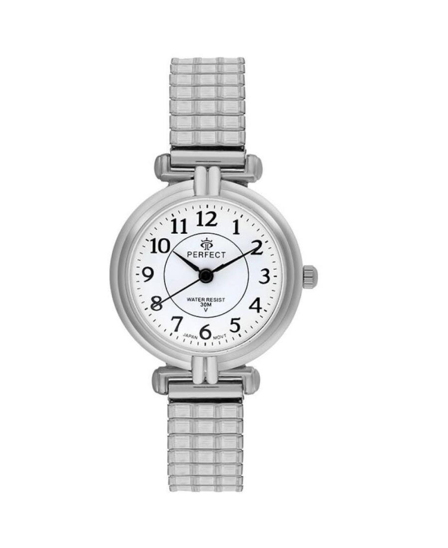 Women Klassisch Quartz Watch PERFECT X782-01 Weiß Dial 28mm