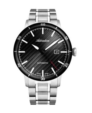 Vyriškas Classic Analog Swiss Kvarcinis - elektroninis, Solar Watch ADRIATICA Juodas Dial 7mm A8383.4114A