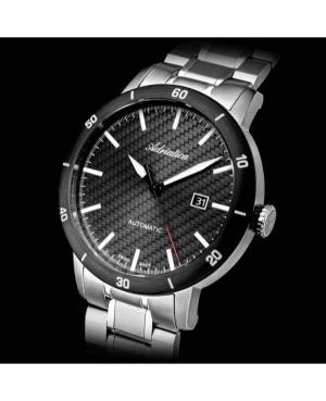 Men Classic Analog Swiss Automatic Watch ADRIATICA Schwarz Dial 45mm A8383.4116A image 6