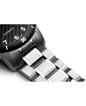 Mężczyźni Classic Analog Szwajcar automatyczny Zegarek ADRIATICA Czarny Wybierz 45mm A8383.4124A image 5