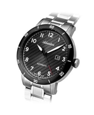 Mężczyźni Classic Analog Szwajcar automatyczny Zegarek ADRIATICA Czarny Wybierz 45mm A8383.4126A image 2