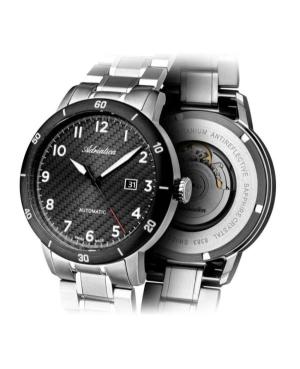 Men Classic Analog Swiss Automatic Watch ADRIATICA Černá Dial 45mm A8383.4126A image 4