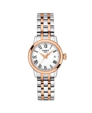 Women Classic Swiss Quartz Analog Watch TISSOT T129.210.22.013.00 White Dial 28mm