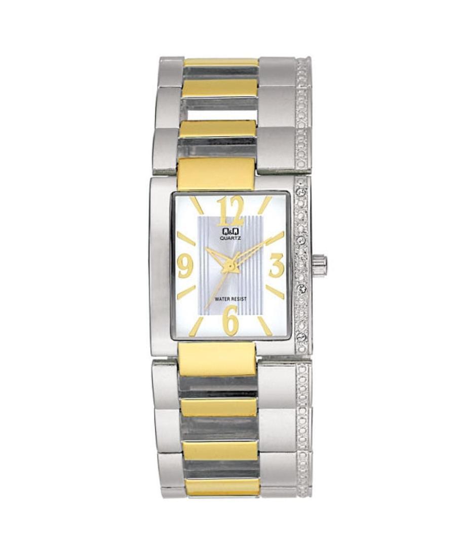 Women Fashion Japan Quartz Analog Watch Q&Q F357J404Y White Dial 23mm