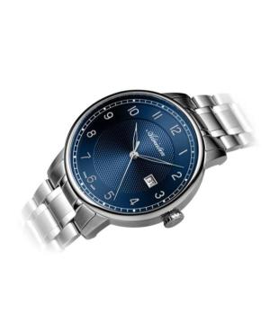 Men Classic Analog Swiss Automatic Watch ADRIATICA Modrá Dial 45mm A8308.5125A image 3