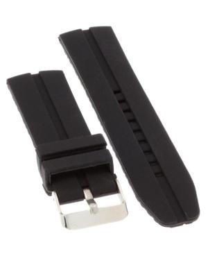 Watch Strap Diloy SBR03.01.24 Silicone Black 24 mm image 3
