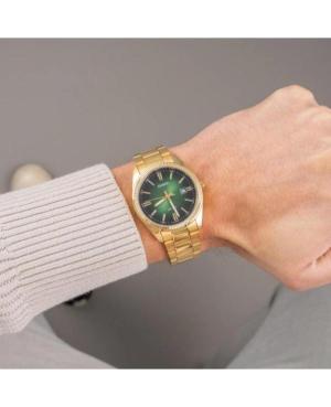 Men Klassisch Japan Quartz Analog Watch CASIO MTP-1302PGC-3AVEF Grün Dial 38mm image 3