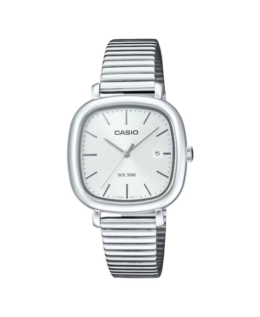 Women Fashion Japan Watch CASIO LTP-B166D-7AVEF Silver Dial 30mm