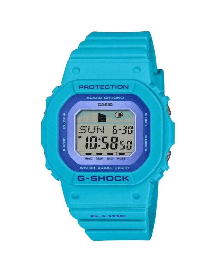 Moteriškas Sportinis Su funkcijomis Diver Japoniškas Kvarcinis Digital Watch Timer CASIO GLX-S5610-2ER G-Shock Silver color Dial