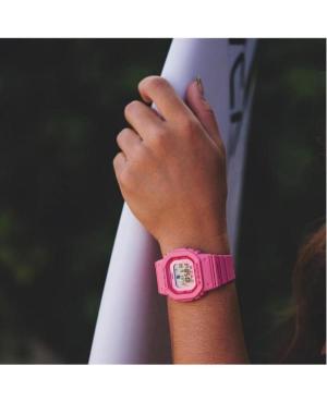 Women Sports Functional Diver Japan Quartz Digital Watch Alarm CASIO GLX-S5610-4ER G-Shock Růžová Dial 41.5mm image 4