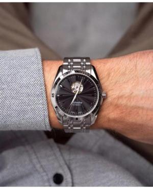 Men Classic Analog Luxury Swiss Automatic Watch ADRIATICA Černá Dial 45mm A8202.5114AO image 5