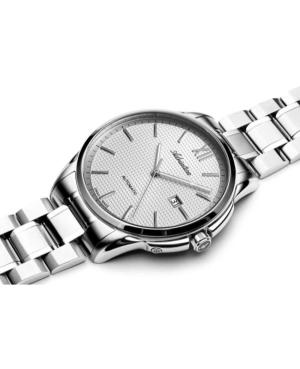 Men Classic Analog Swiss Automatic Watch ADRIATICA Silver Dial 45mm A8283.5163A image 1
