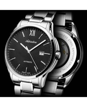 Vyriškas Classic Analog Swiss Kvarcinis - elektroninis, Solar Watch ADRIATICA Juodas Dial 7mm A8283.5166A image 8