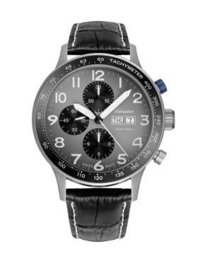 Men Classic Analog Luxury Swiss Automatic Watch ADRIATICA Silver color Dial 45mm A1963.4227A