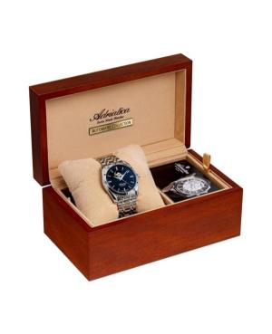 Men Classic Analog Luxury Swiss Automatic Watch ADRIATICA Blau Dial 45mm A8202.5115AO