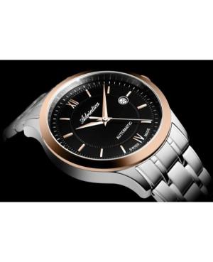Vyriškas Classic Analog Swiss Kvarcinis - elektroninis, Solar Watch ADRIATICA Juodas Dial 24mm A8276.R164A image 4