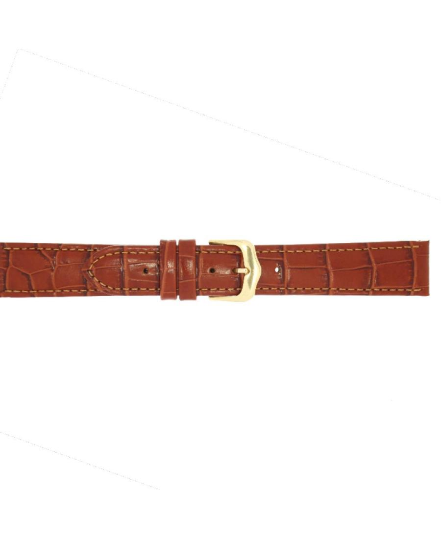 Watch Strap CONDOR Italian Italian Croco Grain Pad 087R.08.18.Y Brown 18 mm