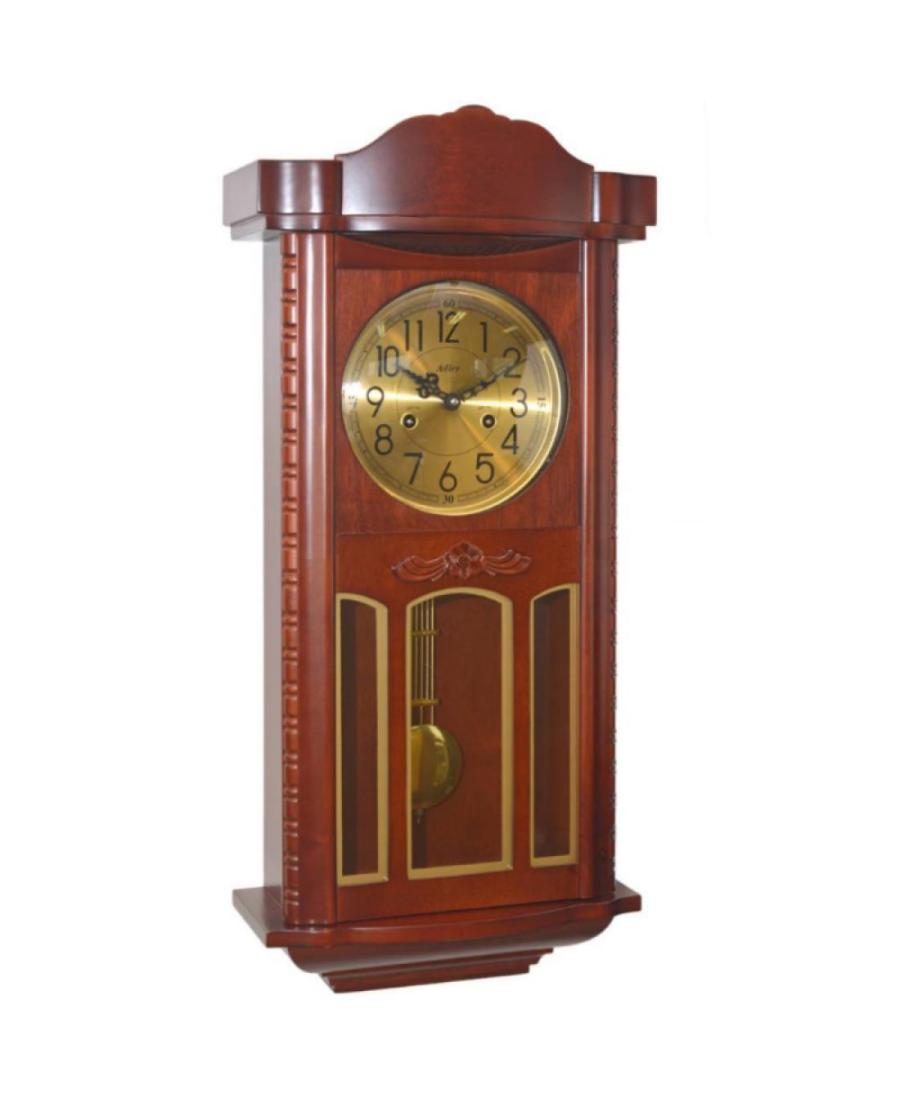 ADLER 11002DRCH Темная Вишня. Настенные механические часы Wood Темная вишня Дерево Темна вишня