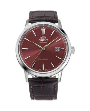 Mężczyźni klasyczny Japonia automatyczny analogowe Zegarek ORIENT RA-AC0F15R30B Burgundia Wybierz 42mm
