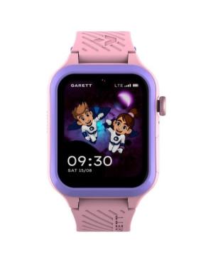 Детские часы Kids Essa 2 AI 4G Pink Спортивные Многофункциональные Умные часы Fashion GARETT Кварцевые Черный Циферблат