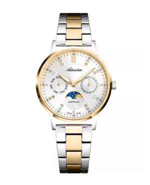 Moteriškas Classic Analog Swiss Kvarcinis Watch ADRIATICA Sidabras Dial 34mm A3834.2193QF