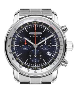 Men Klassisch Quartz Analog Watch Chronograph ZEPPELIN 8888MB-3 Blau Dial 42mm image 1