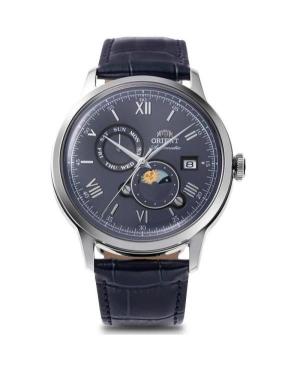 Men Klassisch Japan Automatic Analog Watch ORIENT RA-AK0806L30B Blau Dial 41.5mm