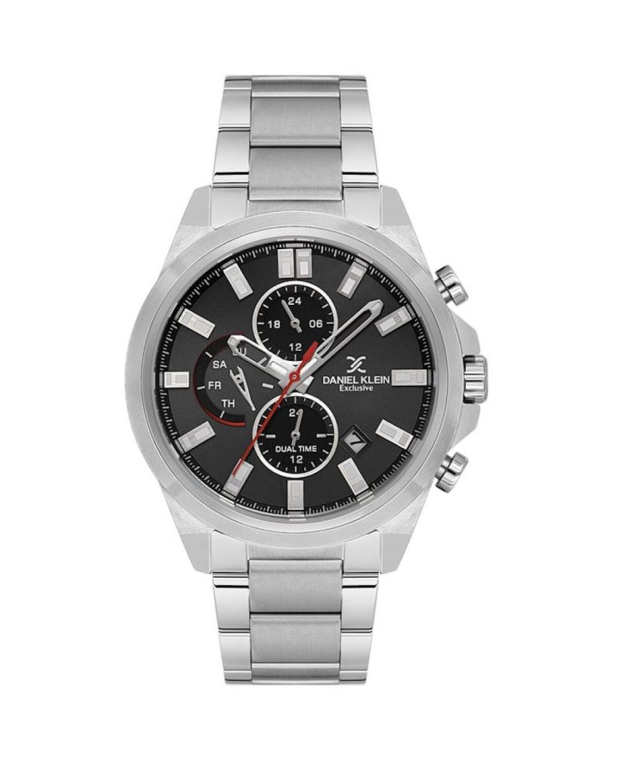 Vyriškas Klasikinis Kvarcinis Rodyklinis Watch DANIEL KLEIN DK.1.14245-1 Juodas Dial 44mm