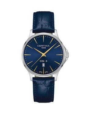Men Klassisch Swiss Quartz Analog Watch CERTINA C045.410.16.041.00 Blau Dial 40mm