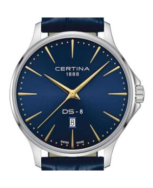 Men Klassisch Swiss Quartz Analog Watch CERTINA C045.410.16.041.00 Blau Dial 40mm image 5
