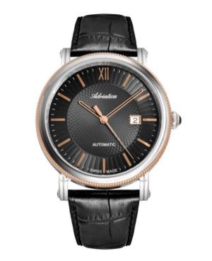 Mężczyźni Classic Analog Szwajcar automatyczny Zegarek ADRIATICA Czarny Wybierz A8272.R264A