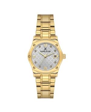 Women Klasické Quartz Analog Watch DANIEL KLEIN DK.1.14271-2 Silver Dial 29mm