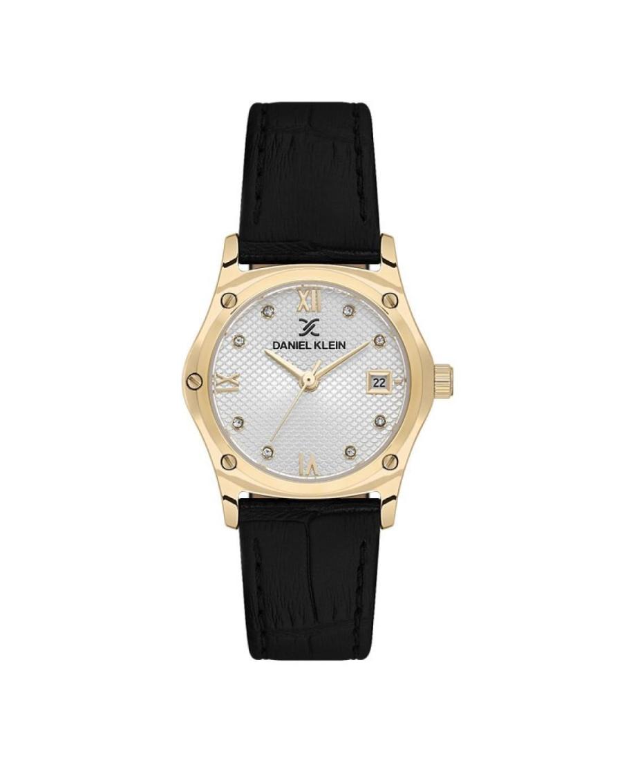 Women Klasické Quartz Analog Watch DANIEL KLEIN DK.1.14270-2 Silver Dial 29mm