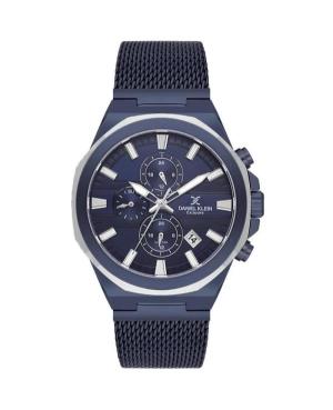 Mężczyźni klasyczny kwarcowy analogowe Zegarek DANIEL KLEIN DK.1.14234-4 Niebieska Wybierz 41mm