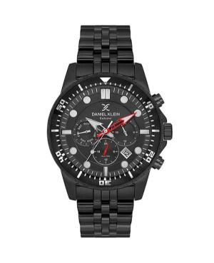Men Fashion Quartz Analog Watch DANIEL KLEIN DK.1.14233-4 Černá Dial 45mm