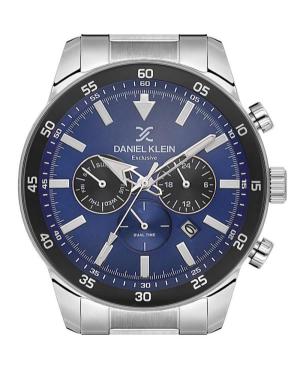 Men Klasické Quartz Analog Watch DANIEL KLEIN DK.1.14256-2 Černá Dial 44mm image 1